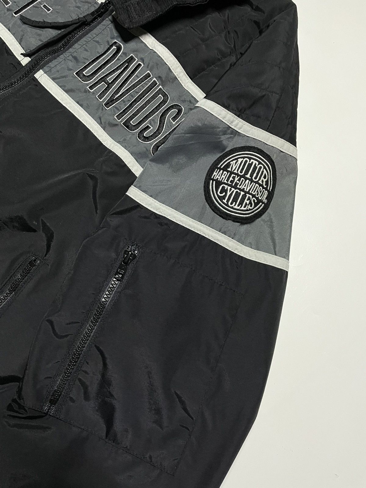 Harley Davidson × Vintage Harley Davidson motorcycle Racing Windbreaker Jacket Size US L / EU 52-54 / 3 - 19 Thumbnail