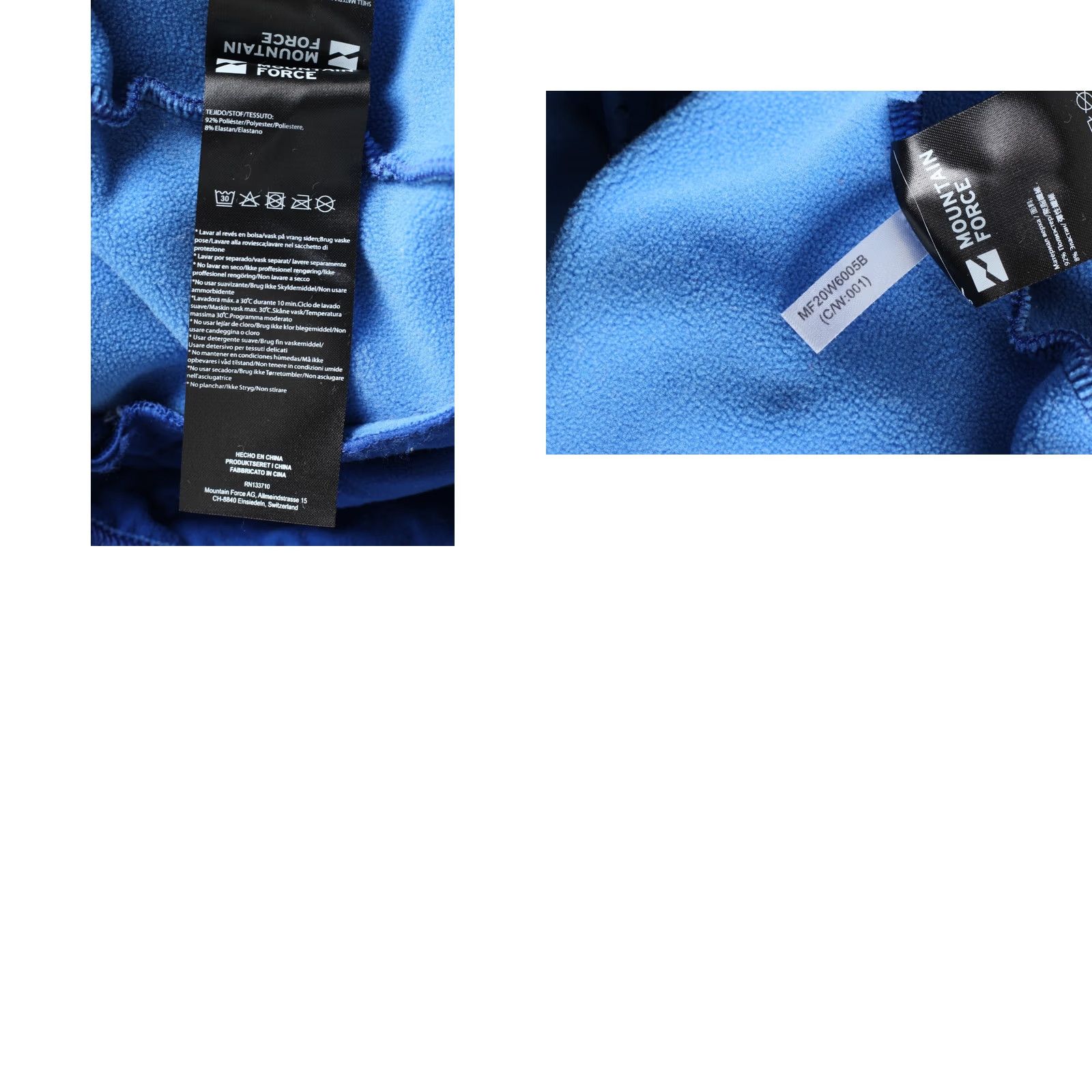 Vintage MOUNTAIN FORCE Eli Promo Hooded Jacket Women M Blue Logo Casual Travel M Size M / US 6-8 / IT 42-44 - 8 Thumbnail