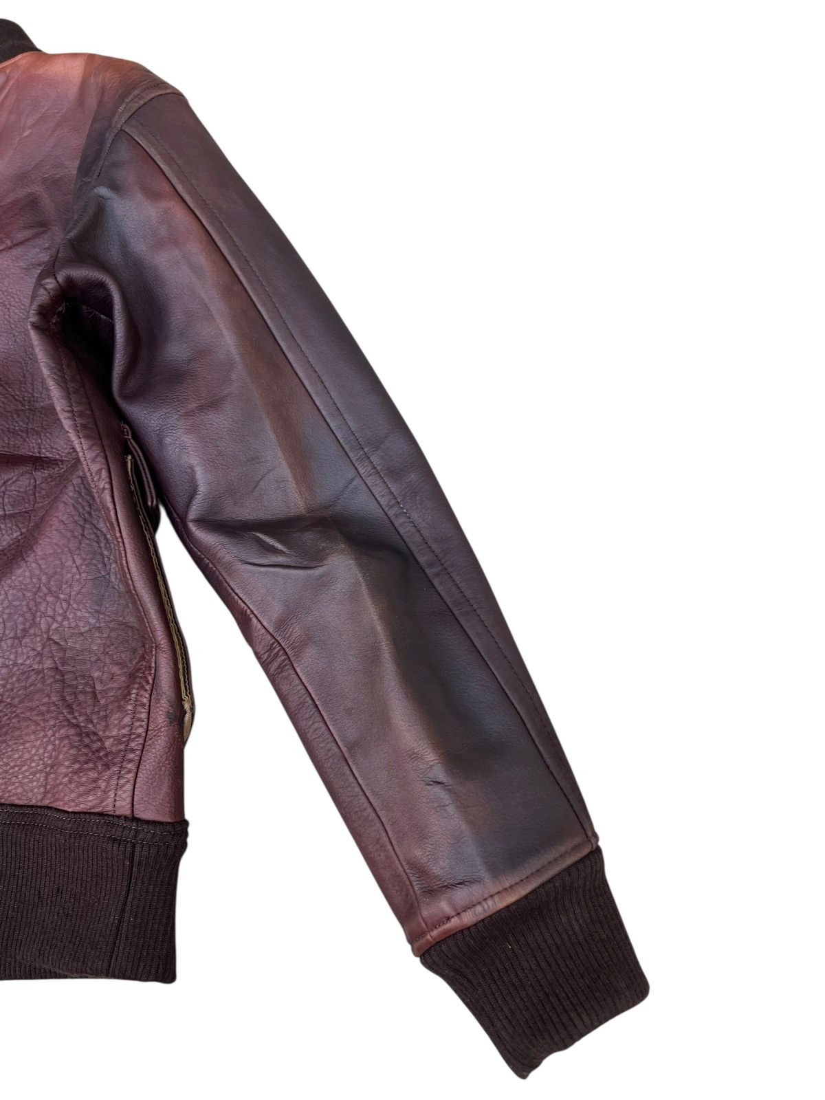 N.Hoolywood SAMPLE Only N.Hoolywood Japan Fade Patina Leather Jacket Size US S / EU 44-46 / 1 - 22 Thumbnail