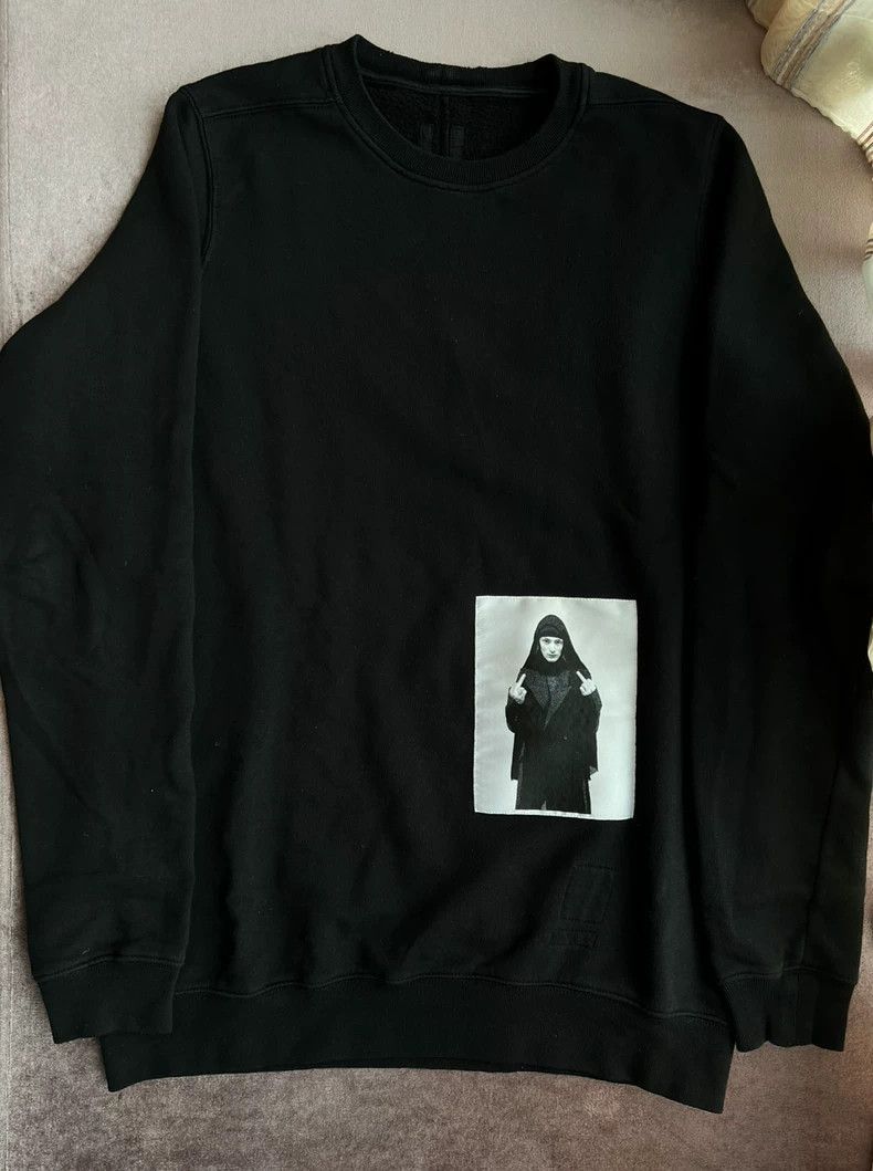 Rick Owens Drkshdw Rick Owens DRKSHDW Black Sweatshirt Size US M / EU 48-50 / 2 - 2 Thumbnail