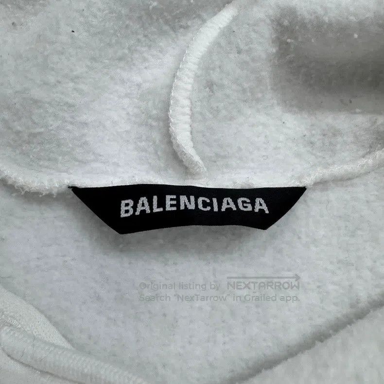 Balenciaga Balenciaga Seven-country language print hooded sweatshirt Size US S / EU 44-46 / 1 - 2 Thumbnail
