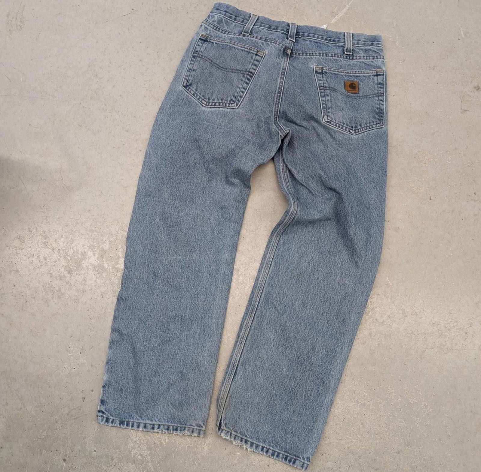 Carhartt Y2K Carhartt Light-Blue Denim Jeans Size US 33 - 1 Thumbnail