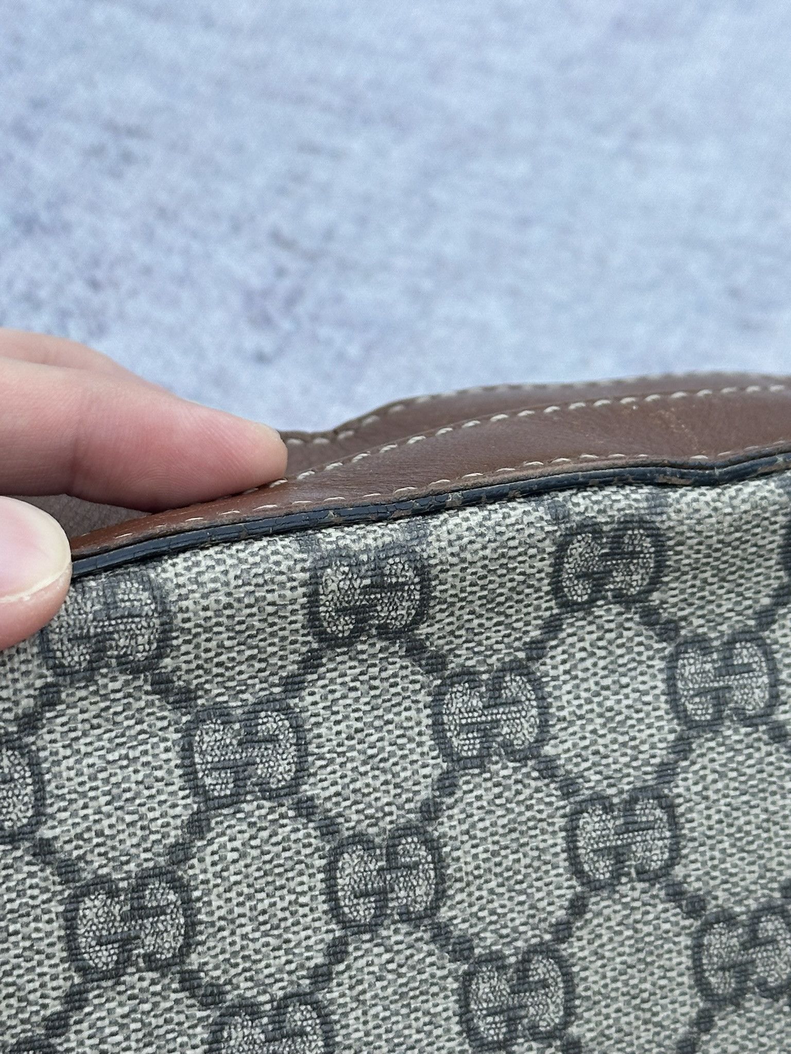 Gucci Gucci Crossbody Chain Bag Supreme GG Monogram Butterflies Size ONE SIZE - 9 Thumbnail
