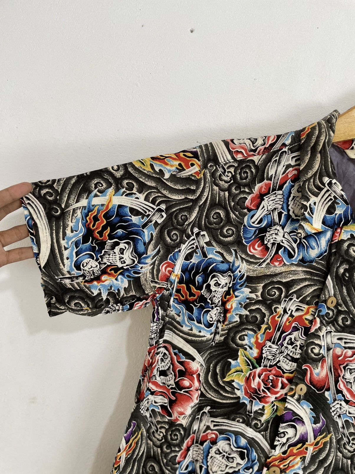 トップス hysteric glamour grim reaper shirt Vintage Hysteric Glamour Grim Reaper Shirt