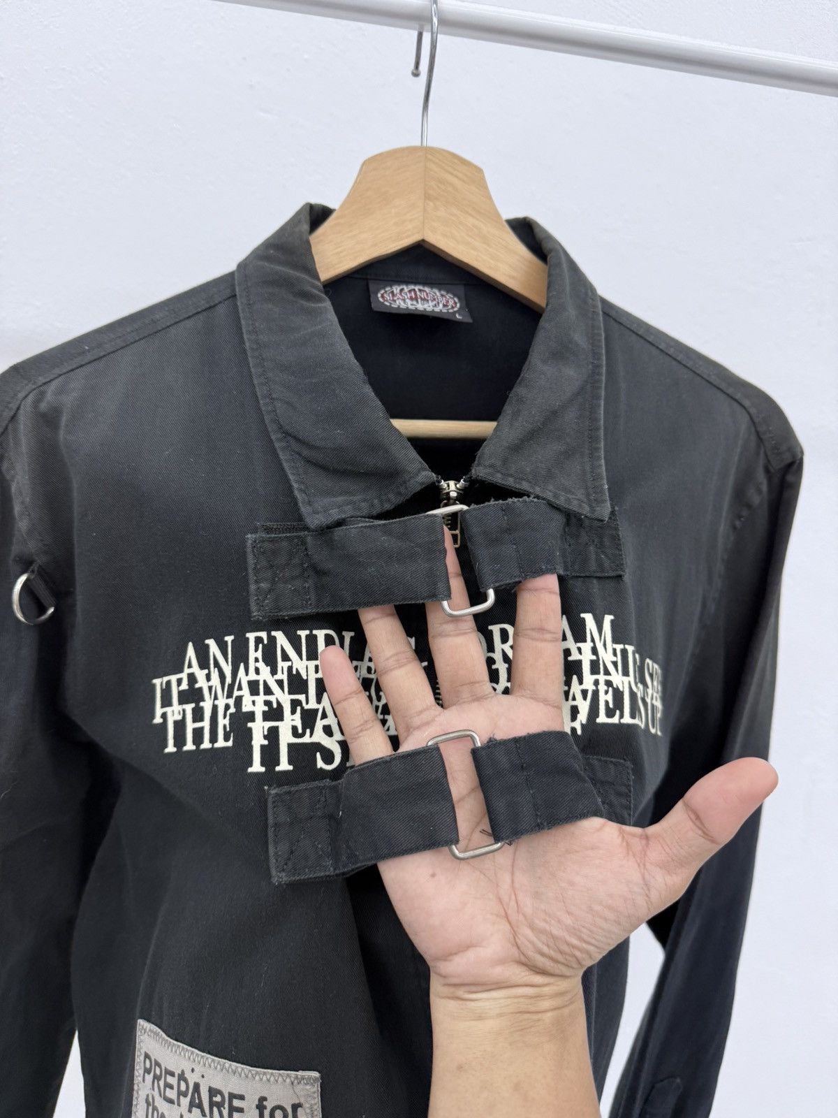 Seditionaries Vintage SLASH NUMBER Multizip Seditionaries Bondage Jacket Size US L / EU 52-54 / 3 - 2 Thumbnail