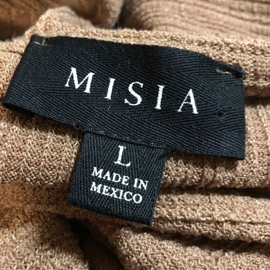 Other Misia Brown V-neck Short Sleeve T-shirt L Size L / US 10 / IT 46 - 3 Thumbnail