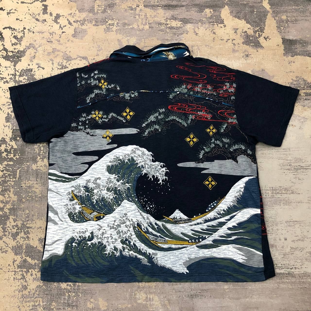 Japanese Brand T381 OVERSIZE JAPAN SUKAJAN YAKUZA ART POLO SHIRTS Size US XXL / EU 58 / 5 - 1 Thumbnail