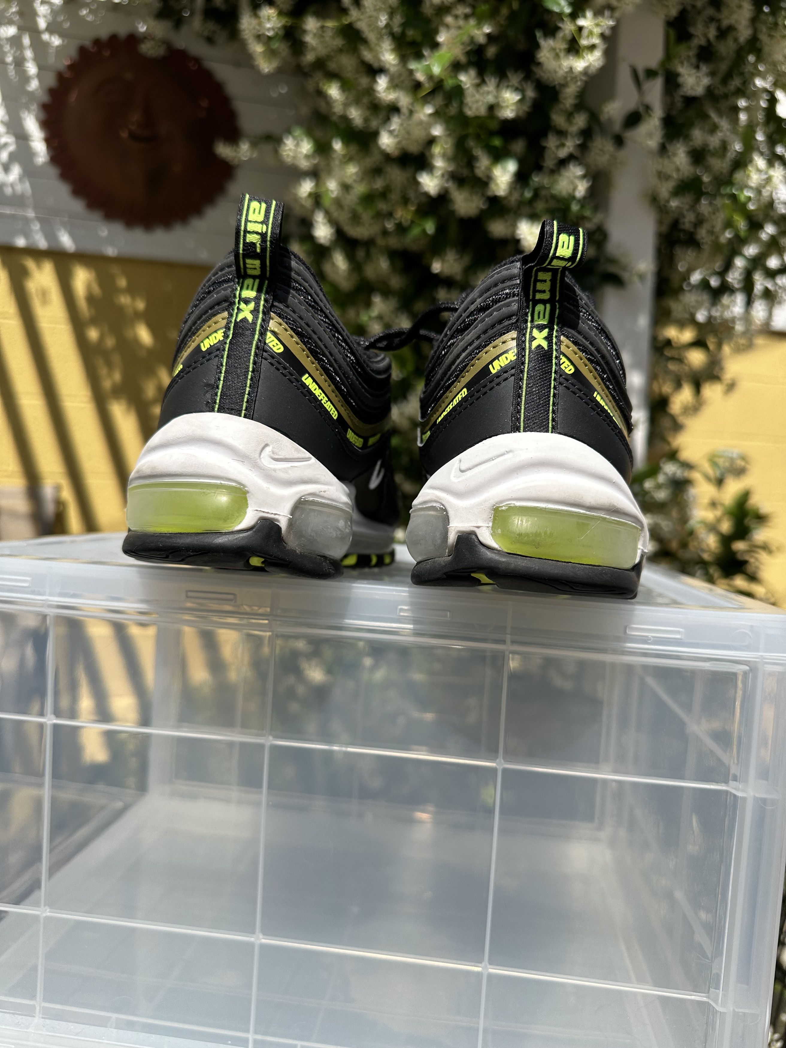 Nike × Undefeated Nike Air Max 97 Undefeated Black Volt Size US 10 / EU 43 - 7 Thumbnail