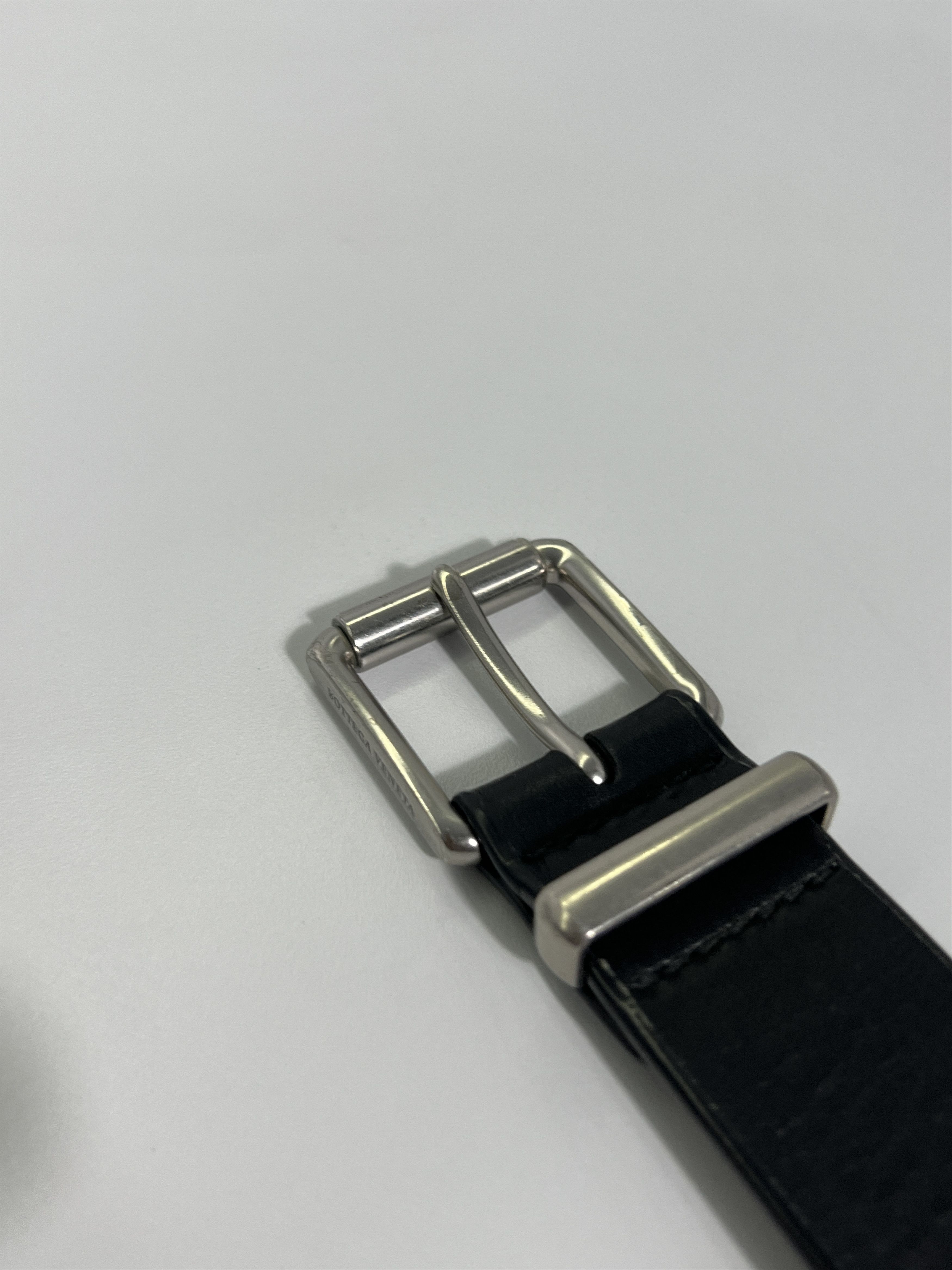 Bottega Veneta Bottega Veneta Studded Leather Belt Black 34inches / 85cm Size 34 - 4 Thumbnail