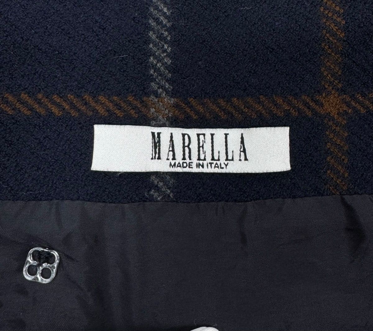 Marella × Vintage Marella Plaid Wool Vintage Blazer Jacket size US6 IT40 Size M / US 6-8 / IT 42-44 - 10 Thumbnail