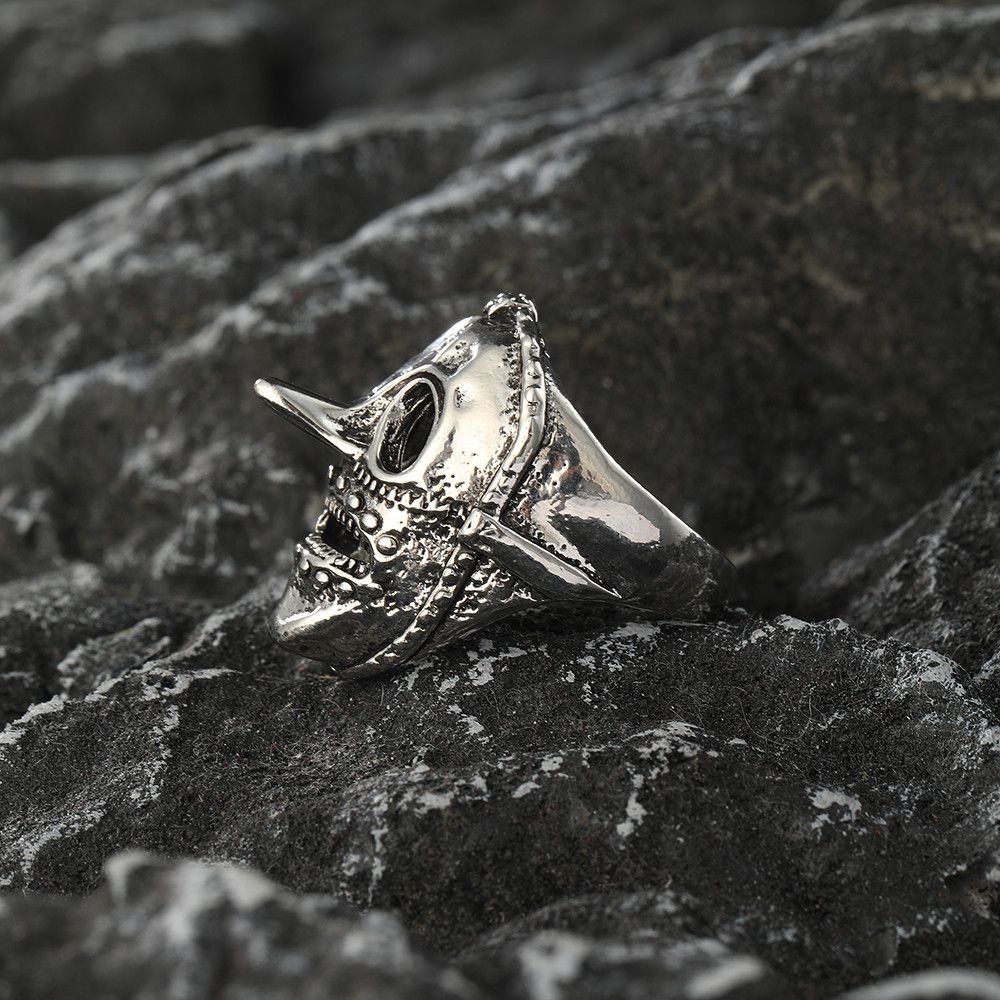Jewelry Resizable Pinocchio Retro Skull Mask Halloween Ring Size ONE SIZE - 4 Thumbnail