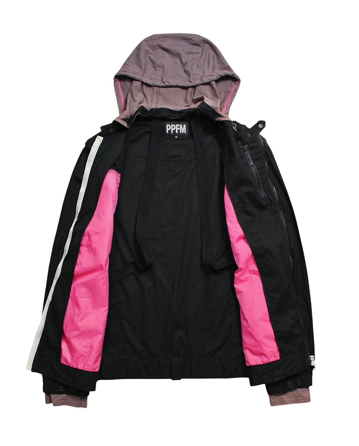 PPFM 2008 PPFM LAYERED HIDDEN HOOD RACER JACKET Size US M / EU 48-50 / 2 - 3 Thumbnail