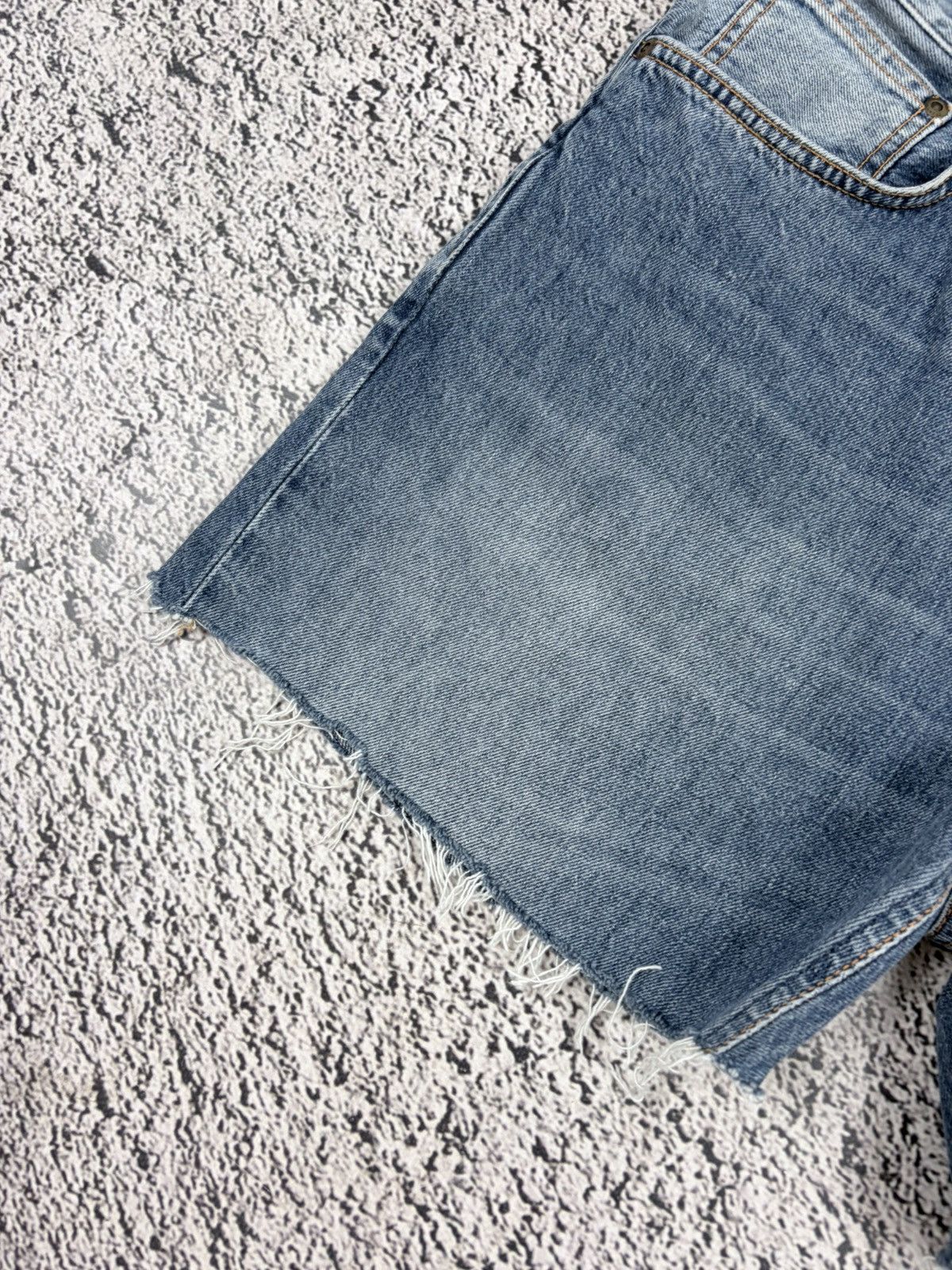 Nudie Jeans Nudie Jeans Co Custom Cut Off Denim Shorts Jorts W33 Size US 33 - 4 Thumbnail