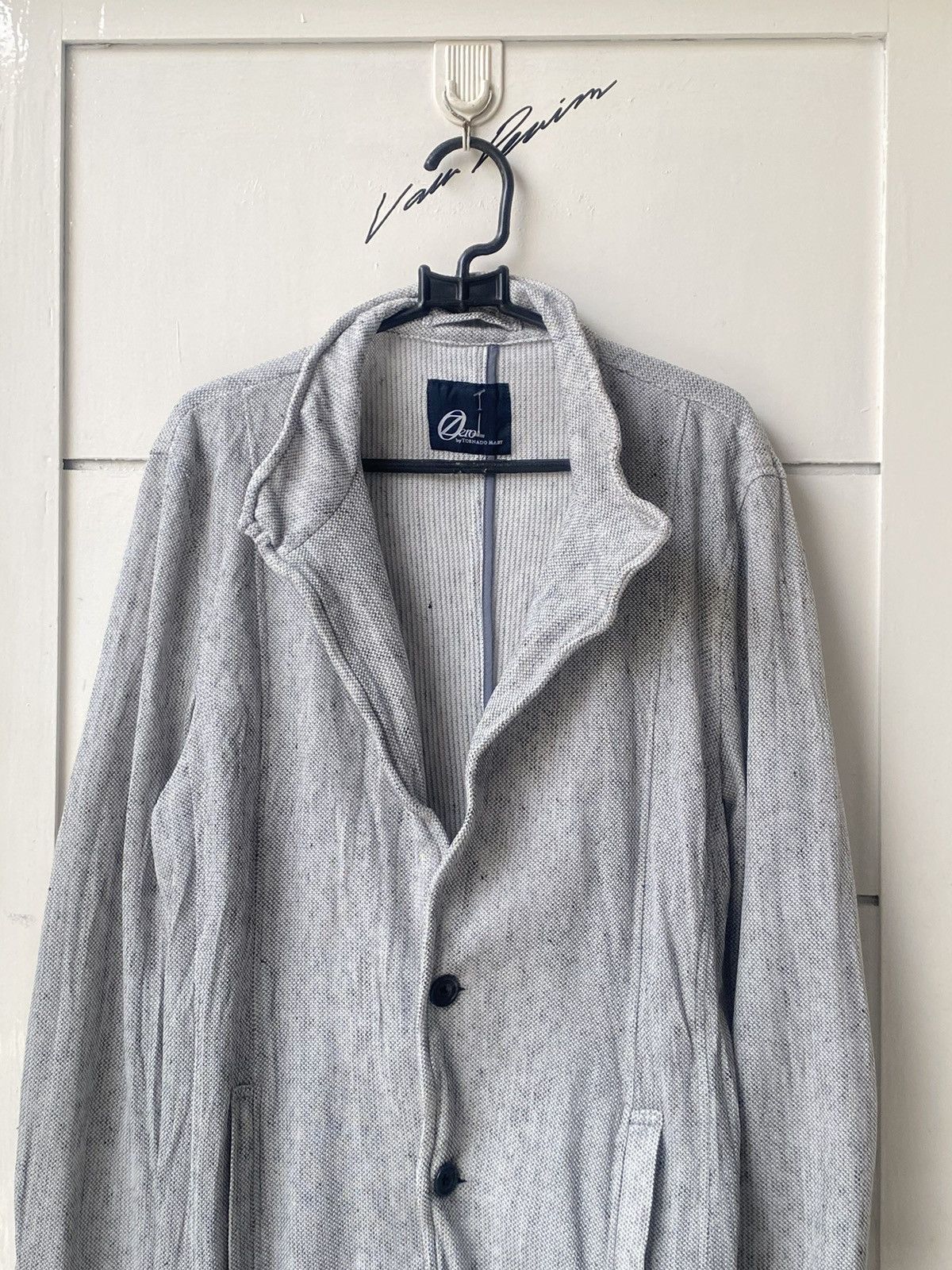Tornado Mart ZERO By TORNADO MART Grey Blazers Size 48L - 12 Thumbnail