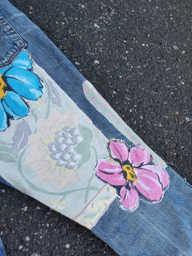 Kapital × Number (N)ine × Vintage Vintage Kapital Inspired Repaired Denim Saschiko Patchwork Size US 34 / EU 50 - 13 Thumbnail