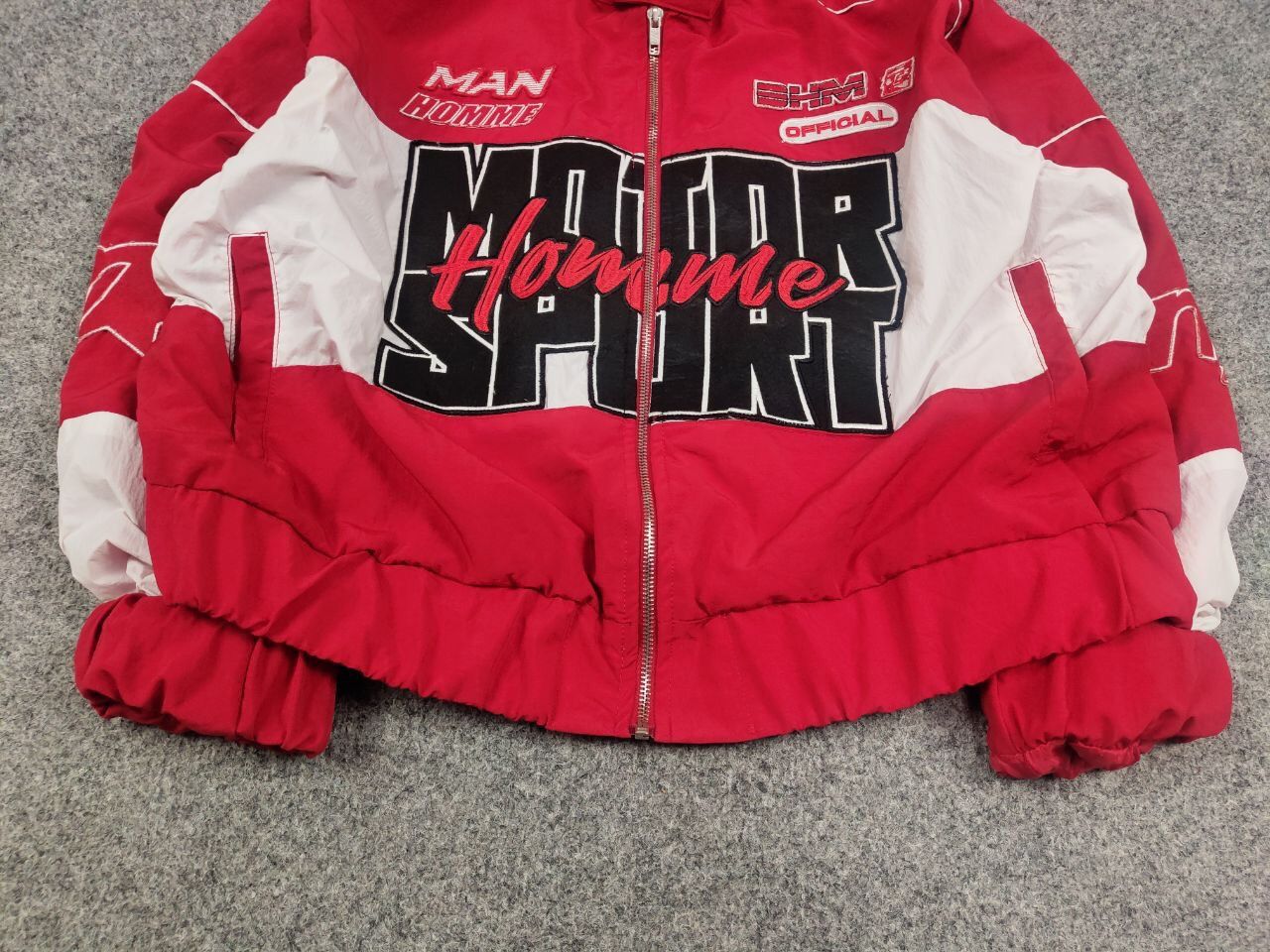 Japanese Brand Boxy Washed Nylon moto Sport Racing Short Jacket Vintage Size US S / EU 44-46 / 1 - 12 Thumbnail