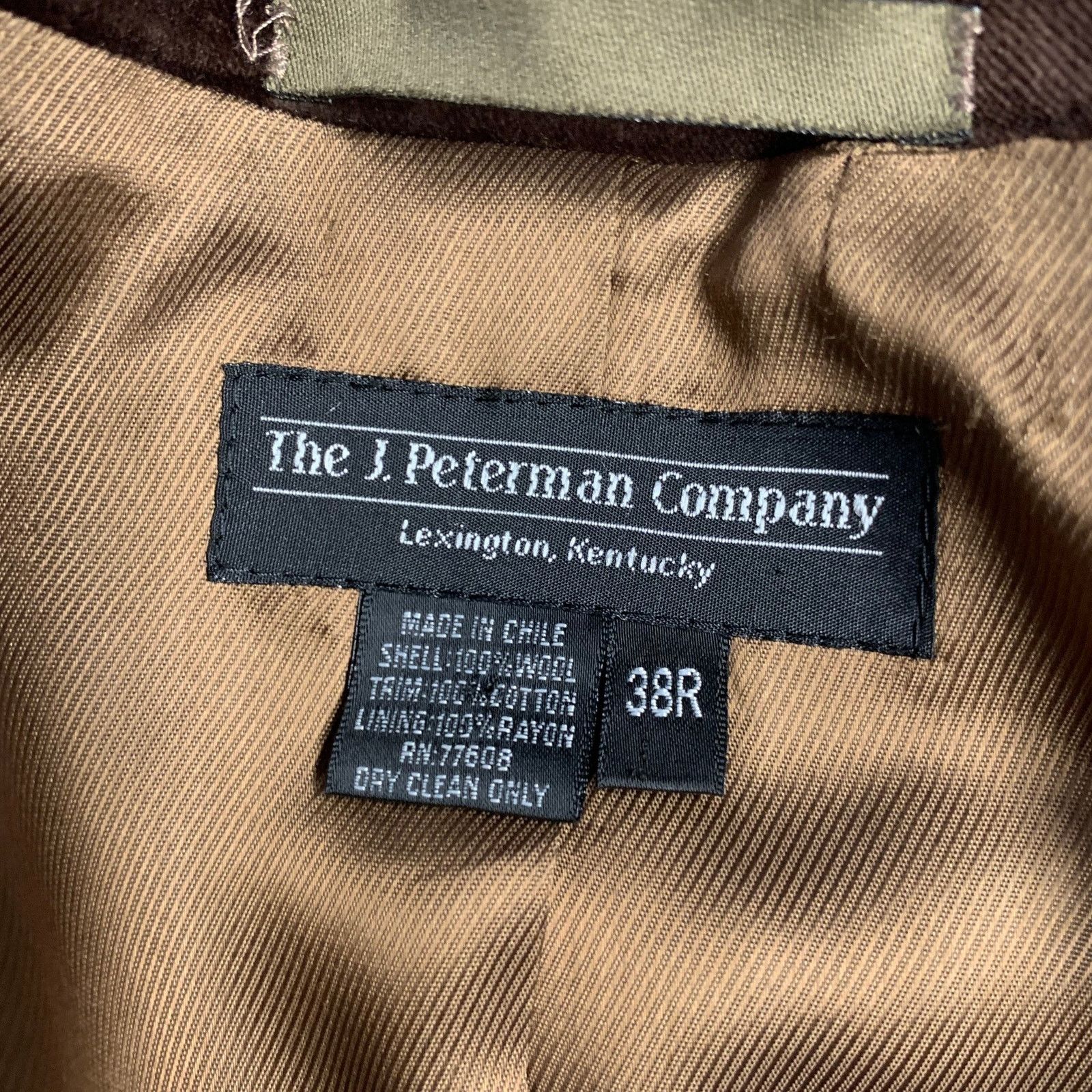 J. Peterman J. PETERMAN COMPANY Size M Tan Brown Twill Wool Evening Coat Size US M / EU 48-50 / 2 - 7 Thumbnail