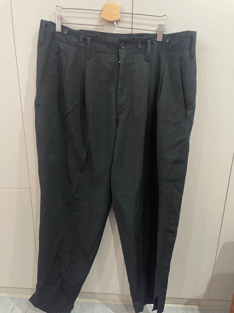 Yohji Yamamoto Yohji Yamamoto 1993 High-Waist Wool Trousers-dmc Size US 26 / EU 42 - 1 Thumbnail