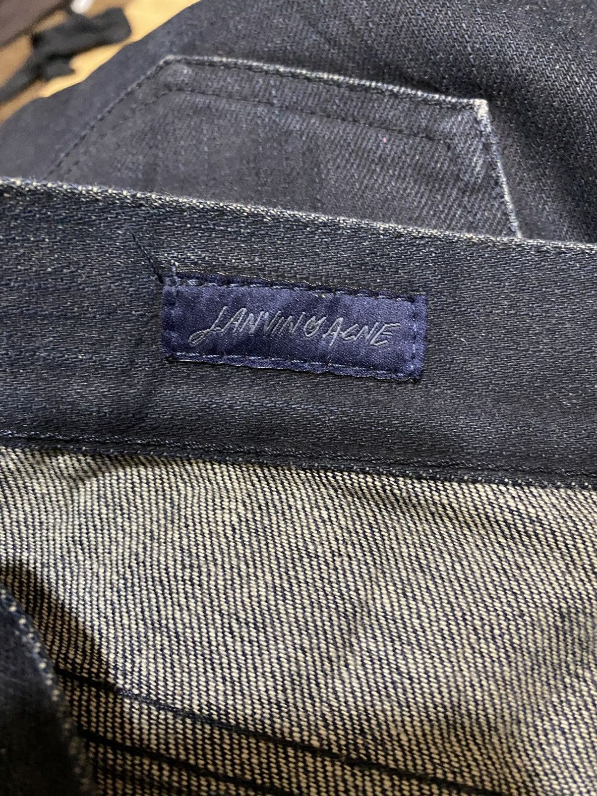 Lanvin Vintage Lanvin X Acne Studio Super Black Denim 12OZ Size US 33 - 15 Thumbnail