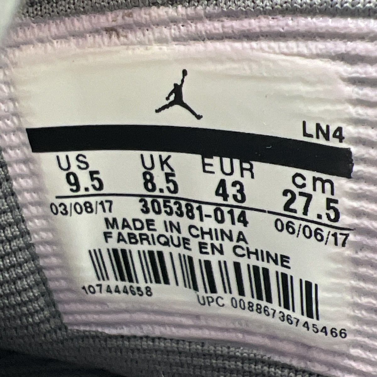 Jordan Brand Air Jordan 8 Cool grey Size US 9.5 / EU 42-43 - 8 Thumbnail