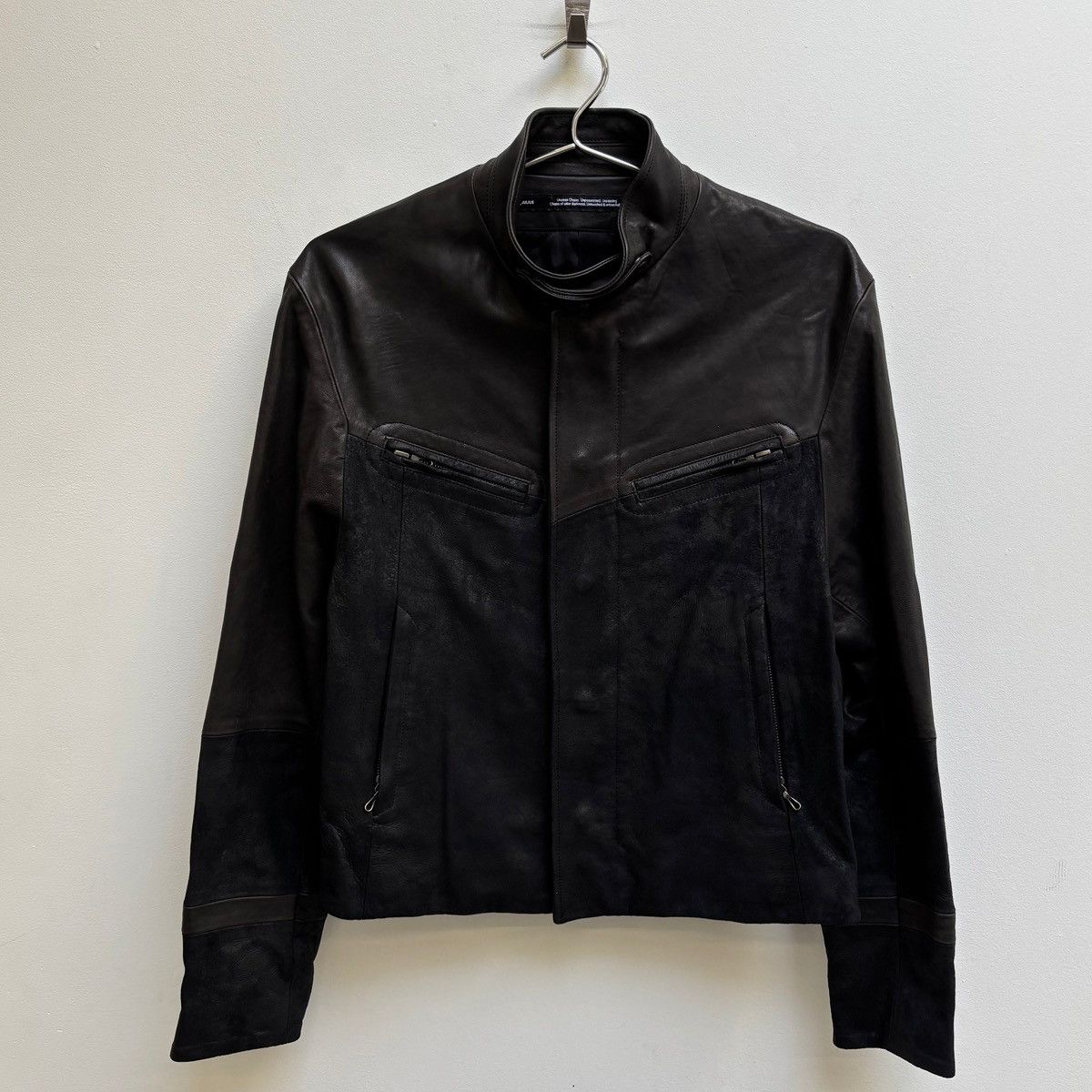 Julius Julius_7 Leather & Suede Biker Jacket Size US S / EU 44-46 / 1 - 1 Thumbnail