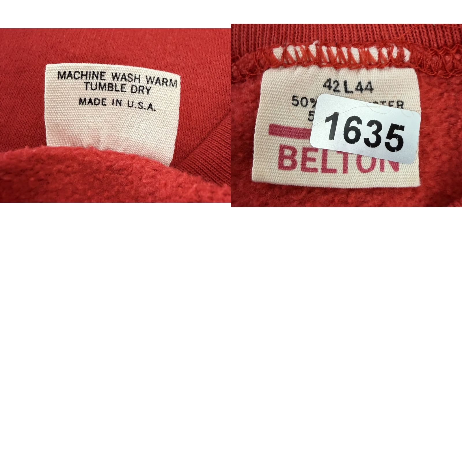 Vintage VINTAGE Belton Sweatshirt Mens L Red Christmas Raglan Crewneck Bears Holiday 80s 90s Pullover Shirt Size US L / EU 52-54 / 3 - 10 Thumbnail