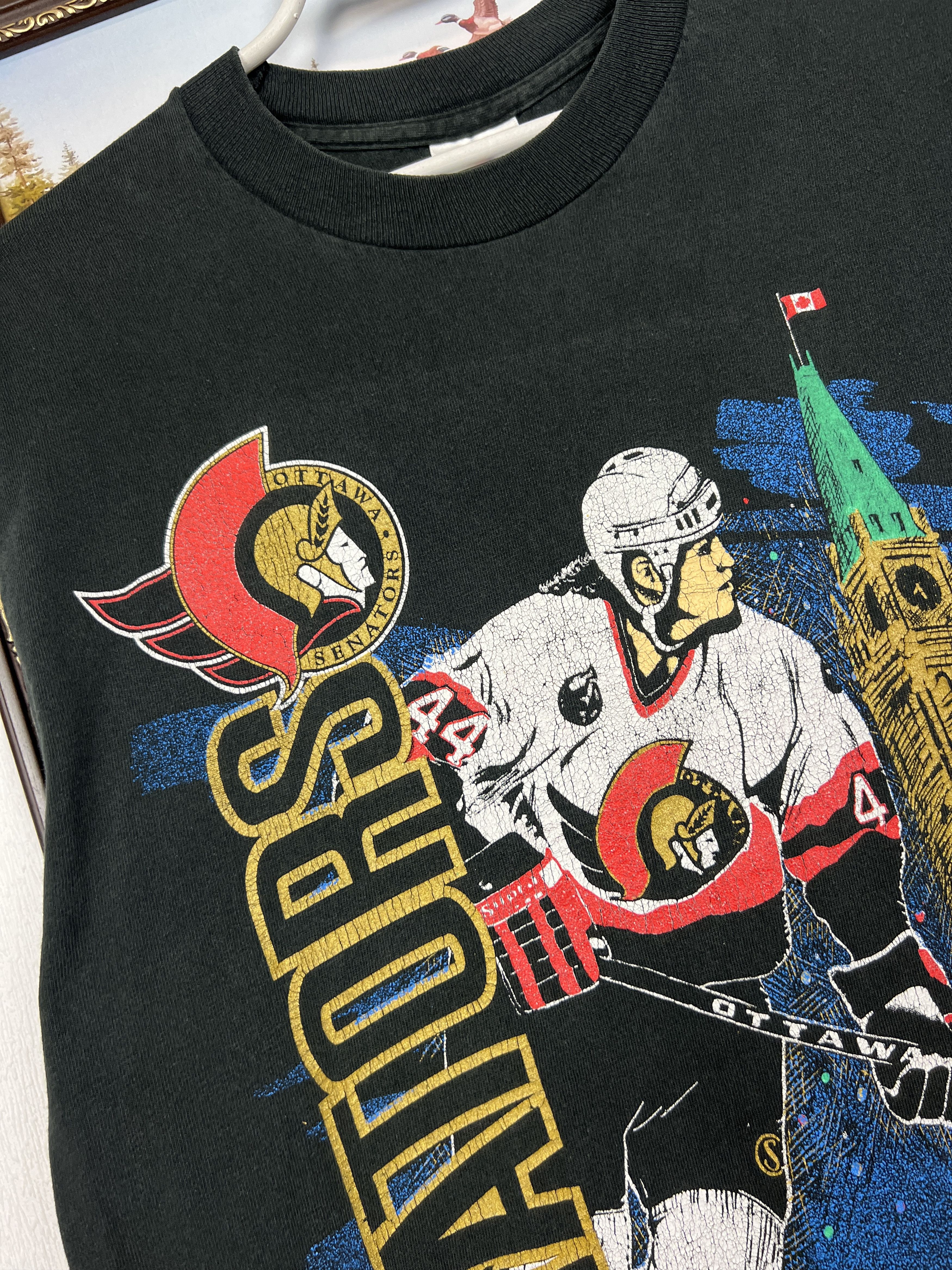Vintage Vintage Ottawa Senators Shirt NHL Hockey Over Tee Shirt Size US M / EU 48-50 / 2 - 6 Thumbnail