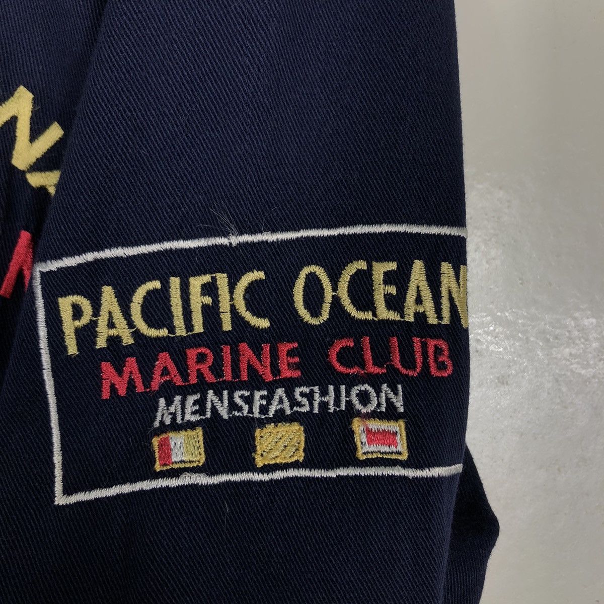 Hysteric Glamour 🔥Vintage Bomber Jacket Pacific Ocean Big Logo Union Size US M / EU 48-50 / 2 - 20 Thumbnail
