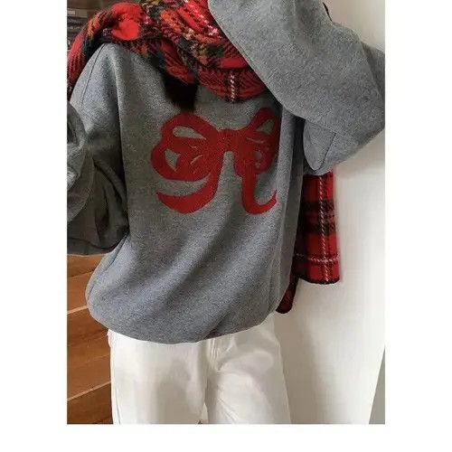 Japanese Brand HOUZHOU Vintage Fleece Sweatshirt Women Size US M / EU 48-50 / 2 - 2 Thumbnail