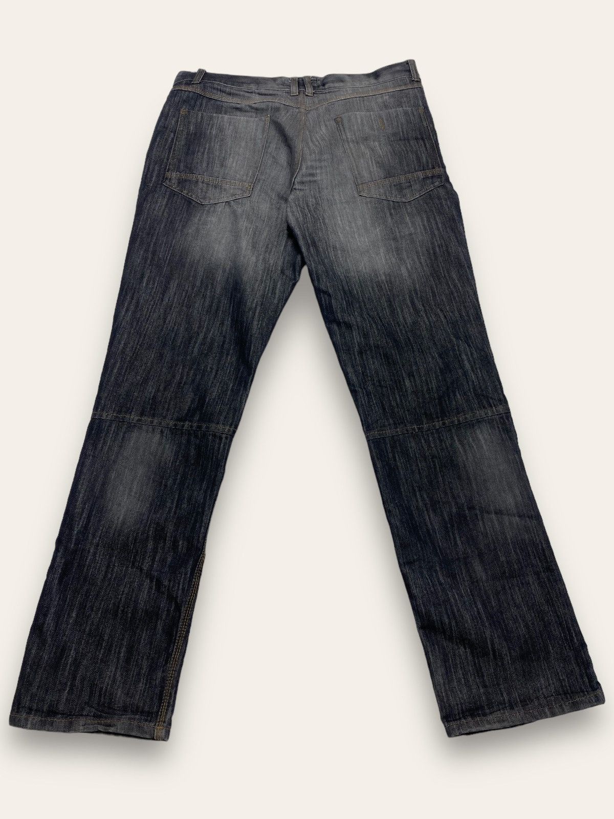 Jean Vintage NO FEAR Cargo Multi Pocket Denim Black Jeans Size US 36 / EU 52 - 9 Thumbnail