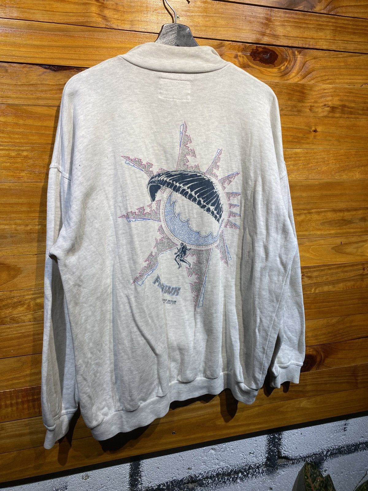 Vintage Vintage Switcher Paragliding Quarter-Zip Sweatshirt Swiss Size US L / EU 52-54 / 3 - 5 Thumbnail