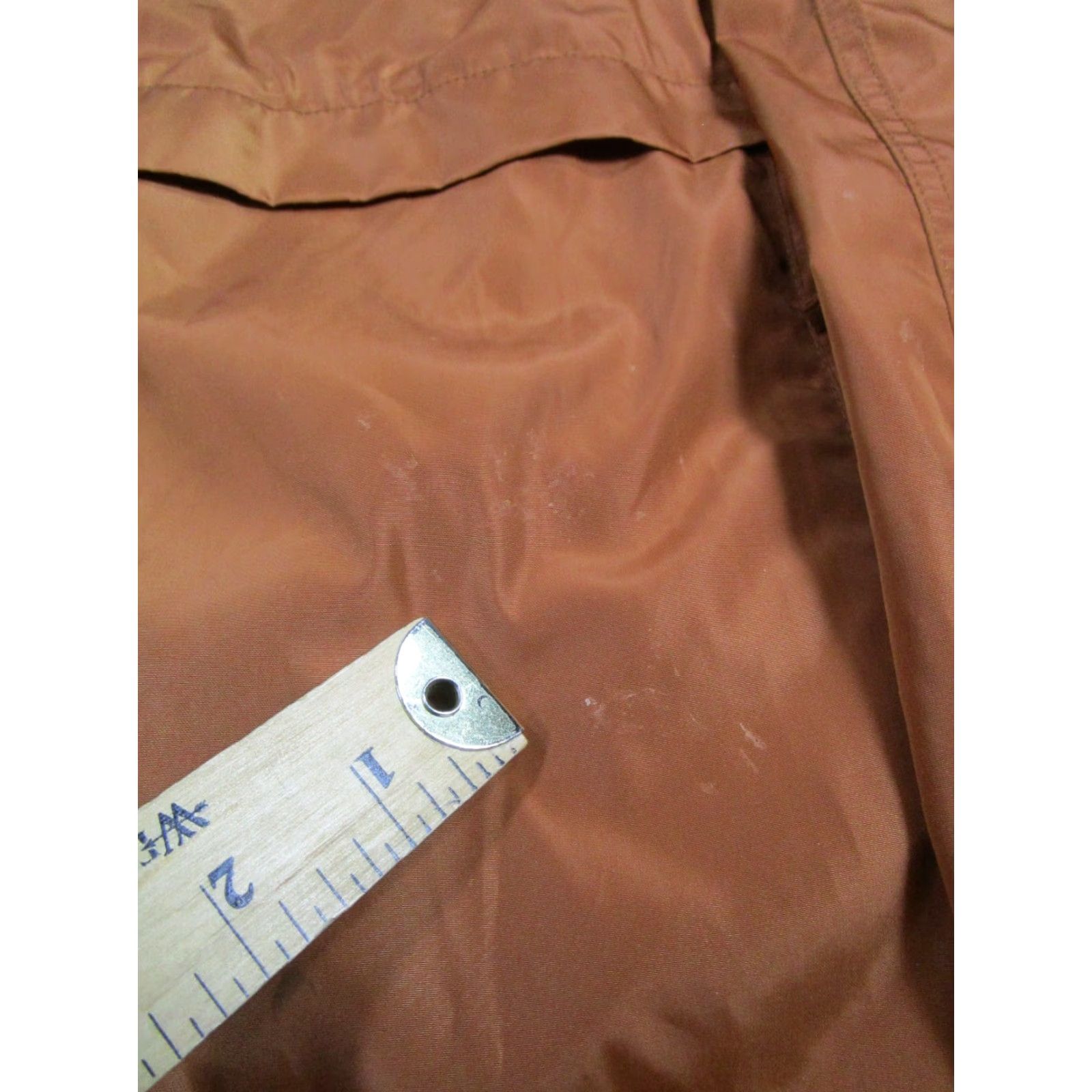 Madewell Madewell Jacket Womens Large Orange Full Zip Hooded Rain Coat Size L / US 10 / IT 46 - 6 Thumbnail