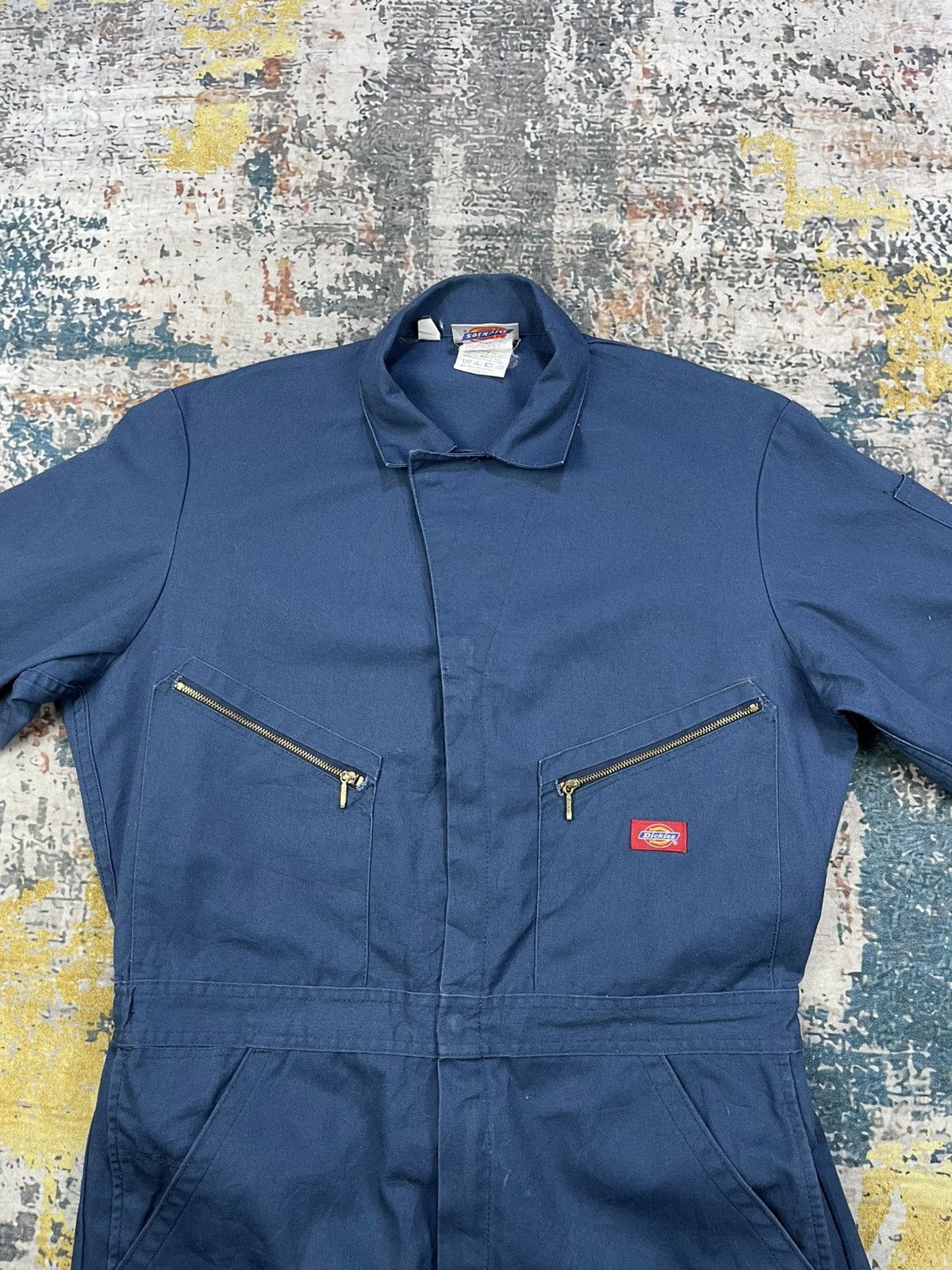 Dickies Vtg 90s Dickies Long Sleeve Work Coveralls Size US L / EU 52-54 / 3 - 2 Thumbnail