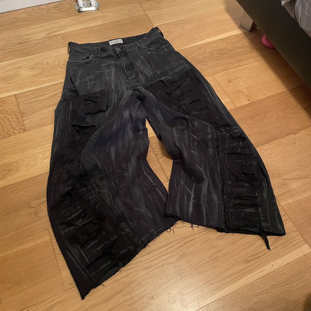 Handmade × Japanese Brand rare wax handmade Pants Size US 31 - 2 Thumbnail
