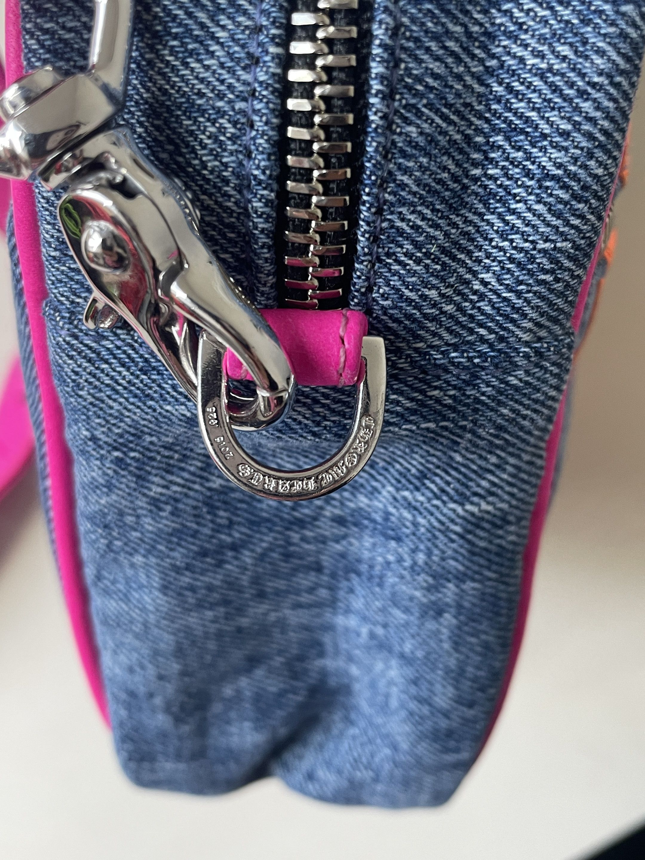 Chrome Hearts Chrome Hearts Multcolor Denim Cross Patch Taka Bag Size ONE SIZE - 8 Thumbnail