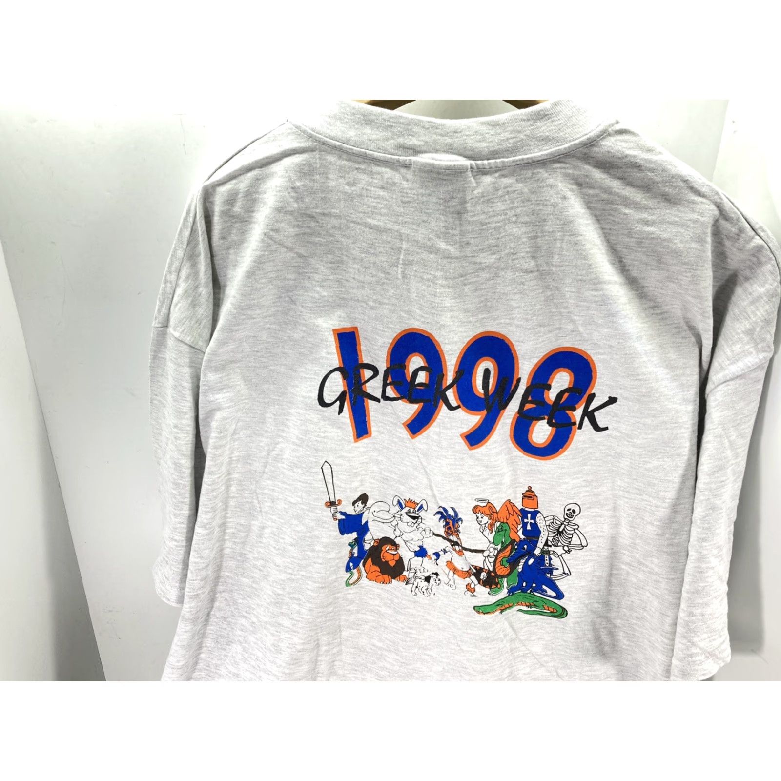 16Arlington VINTAGE University Texas Arlington Greek Week TShirt Men 2XL Gray NOS 1998 Size US XXL / EU 58 / 5 - 2 Thumbnail