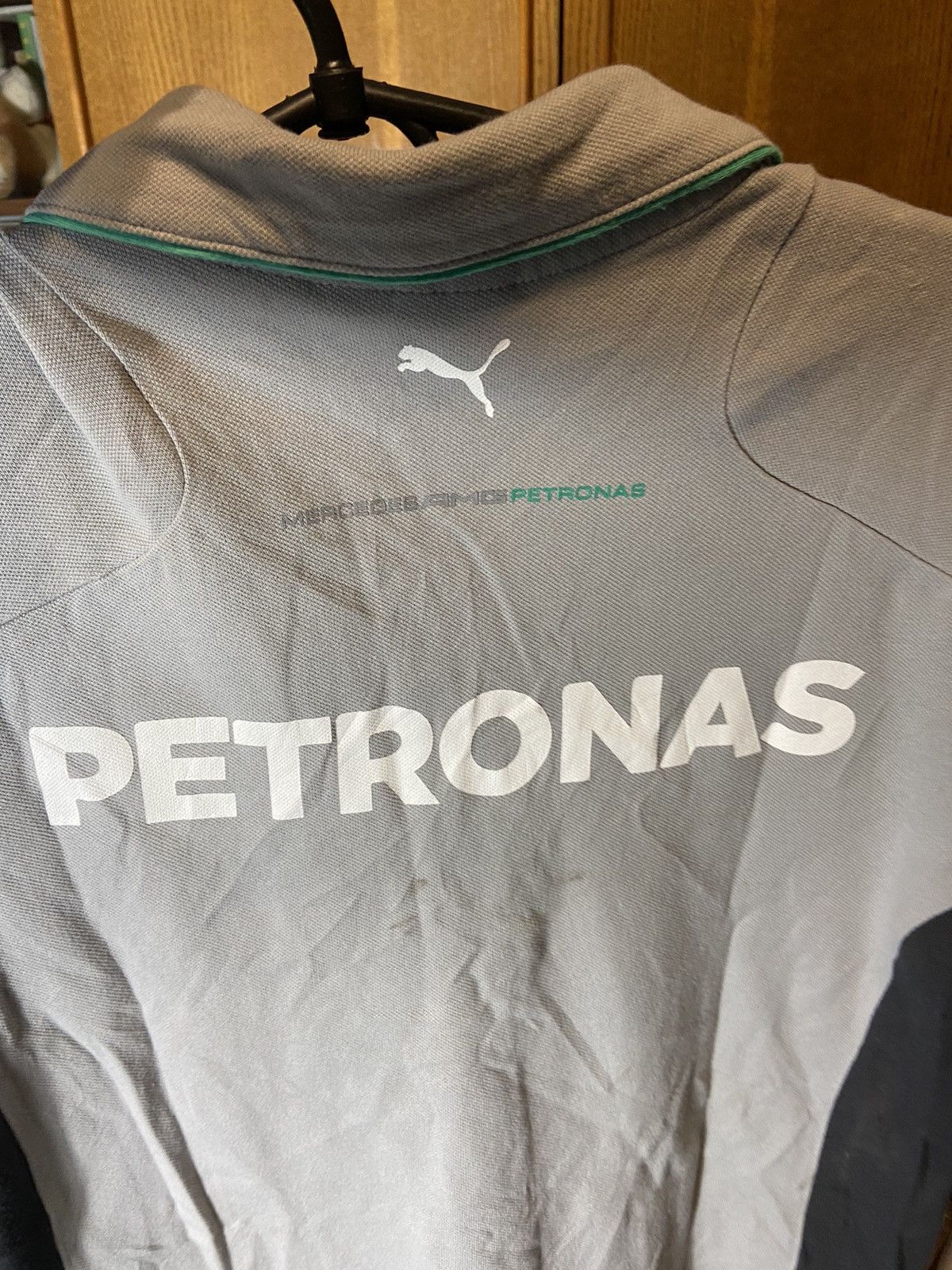 Mercedes-Benz × Puma PUMA PETRONAS MERCEDES BENZ AMG RACING NASCAR WOMENS SHIRT Size L / US 10 / IT 46 - 5 Thumbnail