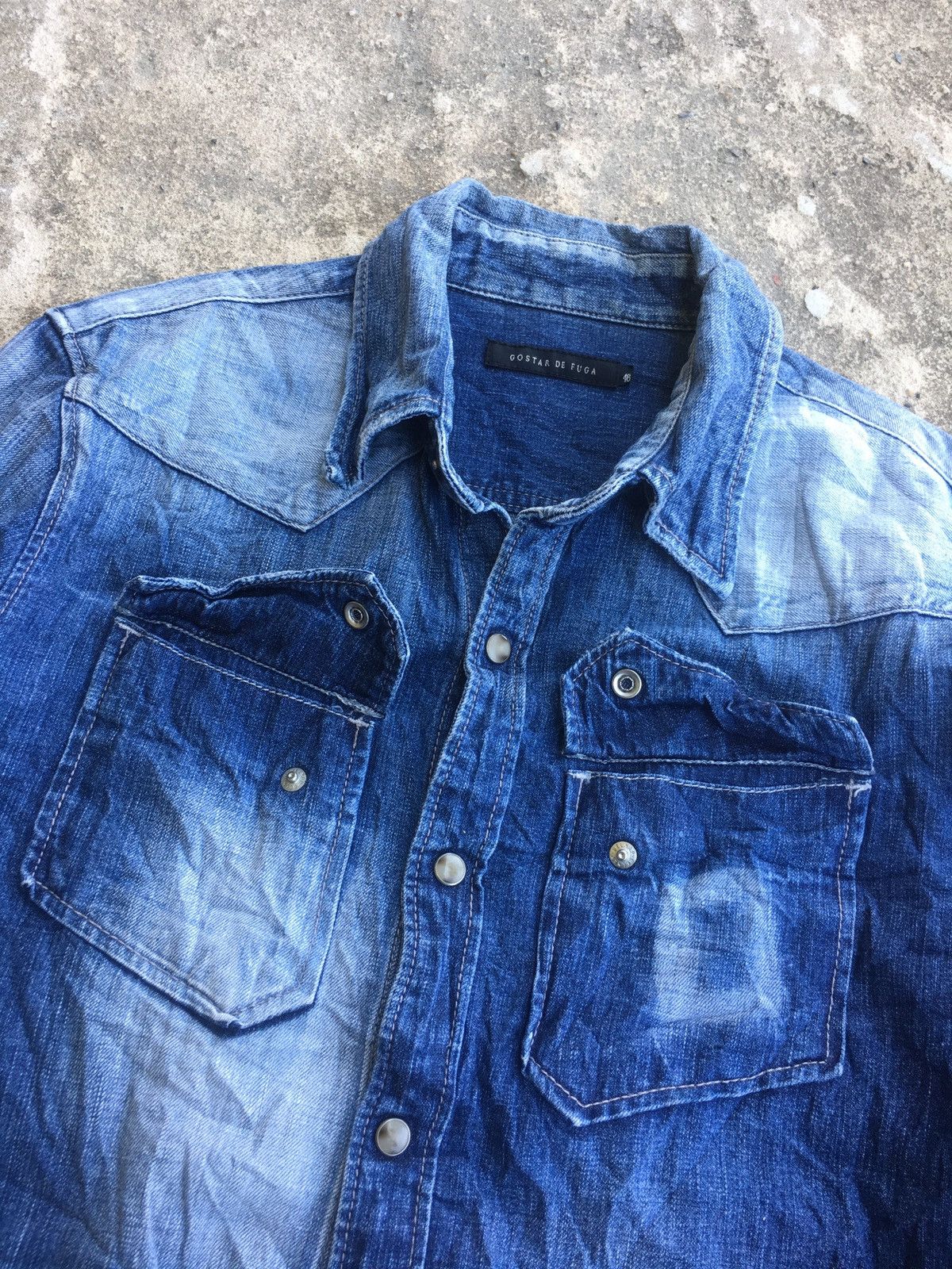 GOSTAR DE FUGA Vkei Style FUGA WASTERN SHIRT WASHED Size US M / EU 48-50 / 2 - 5 Thumbnail