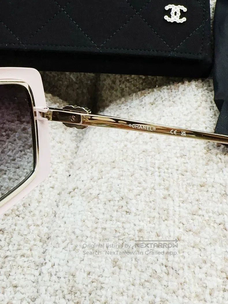 Chanel Chanel Beach series pink frame sunglasses Size ONE SIZE - 6 Thumbnail