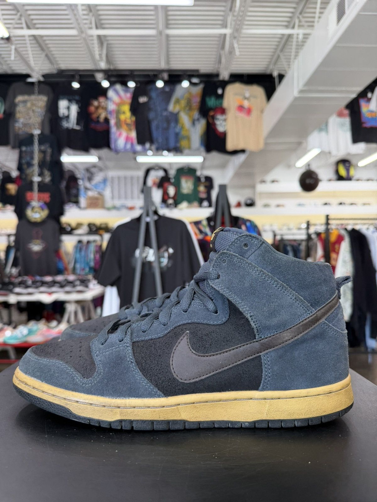 Nike Nike SB Dunk High Classic Charcoal Tar Size 9.5 (2012) Size US 9.5 / EU 42-43 - 7 Thumbnail