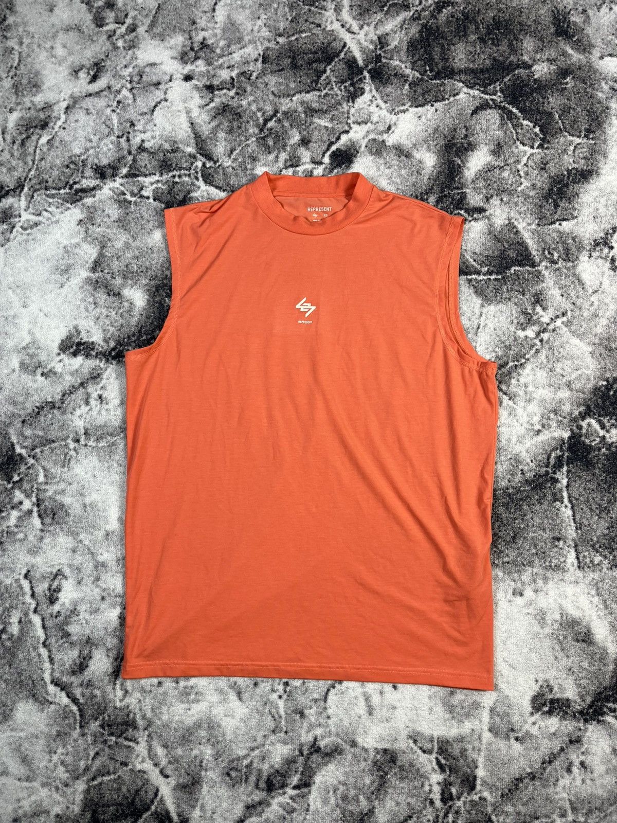 Represent Clo. Represent 247 Orange Sleeveless Tee Made in Portugal Size US S / EU 44-46 / 1 - 2 Thumbnail