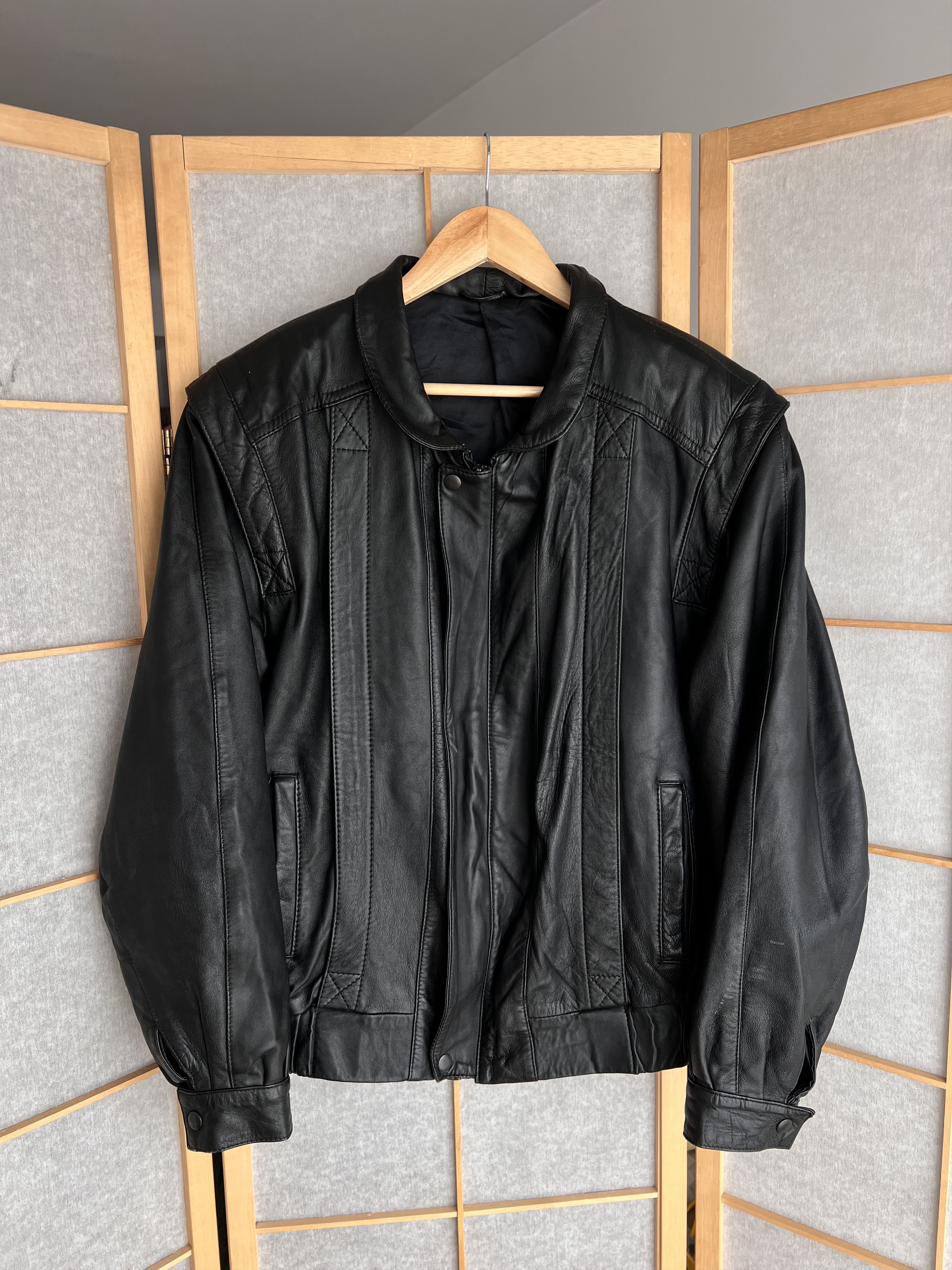If Six Was Nine Rick Owens Yohji Yamamoto vibe vintage leather bomber jacket Size US M / EU 48-50 / 2 - 1 Thumbnail