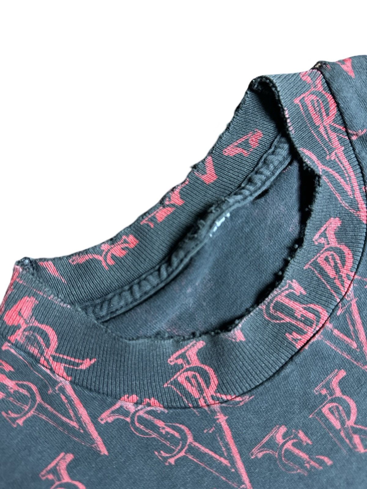 Japanese Brand × Vintage 1980s vintage Stevie Ray Vaughan All Over Print T-Shirt Size US L / EU 52-54 / 3 - 4 Thumbnail