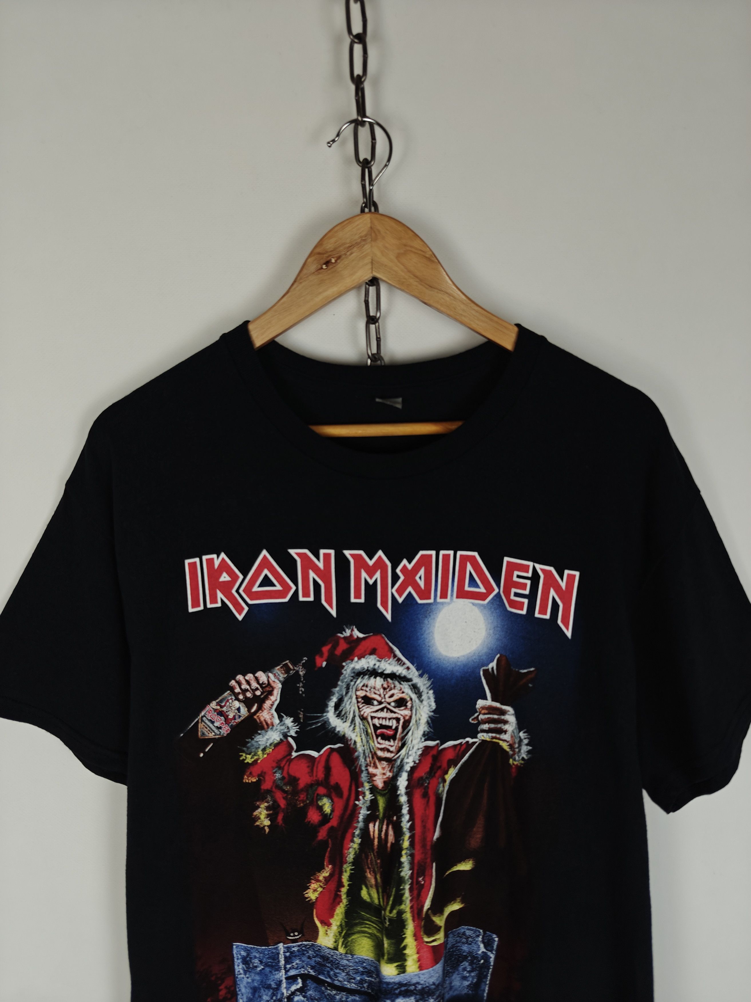 Iron Maiden Iron Maien Rock T-Shirt Merch Tee Santa Zombie size M Size US M / EU 48-50 / 2 - 2 Thumbnail
