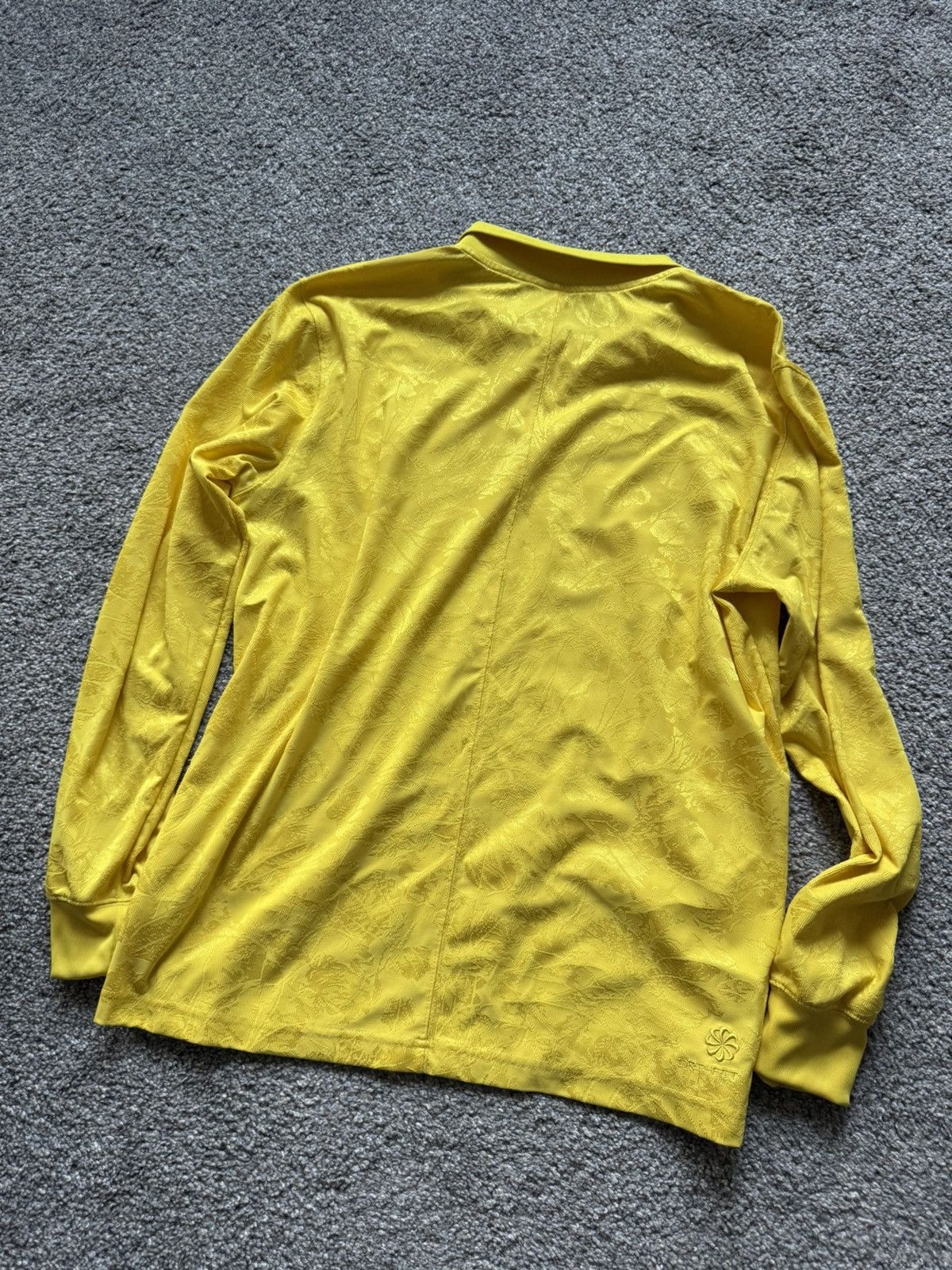 Nike Nike Tech Pack Dri-Fit Long Sleeve Polo Yellow Jacquard Size US M / EU 48-50 / 2 - 6 Thumbnail