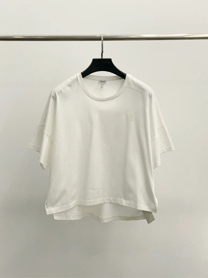 Loewe Loewe White Embroidered Logo Short Sleeve - dmc Size US XS / EU 42 / 0 - 1 Thumbnail