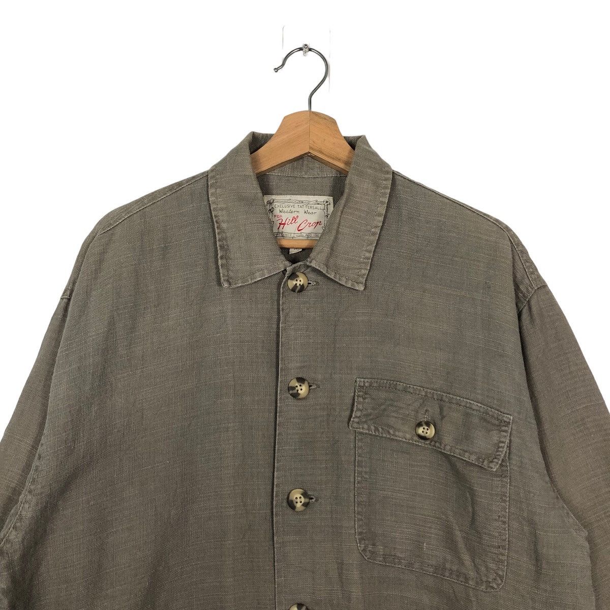 Issey Miyake 🔥Vintage Hikory Chore Jacket Hill Crop Western Made Design Size US M / EU 48-50 / 2 - 3 Thumbnail