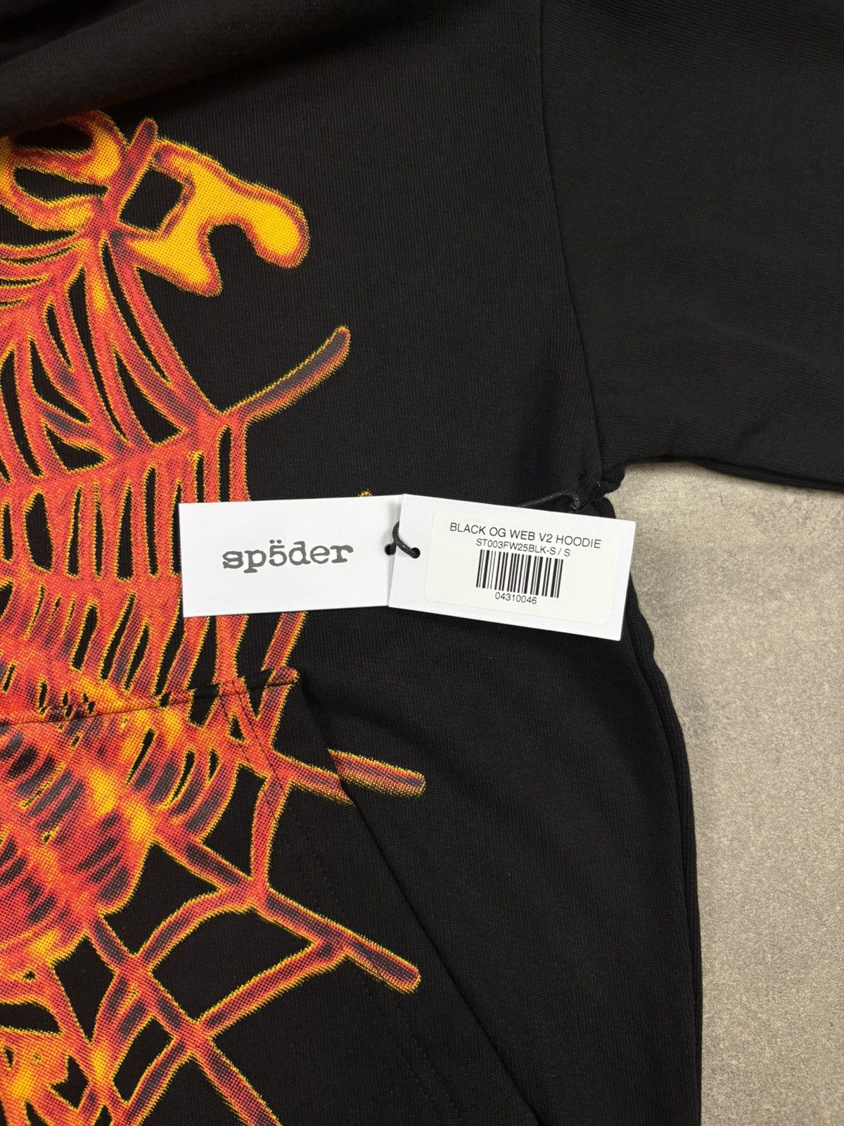 Sp5der Sp5der OG Web V2 Hoodie, Black Size US S / EU 44-46 / 1 - 6 Thumbnail