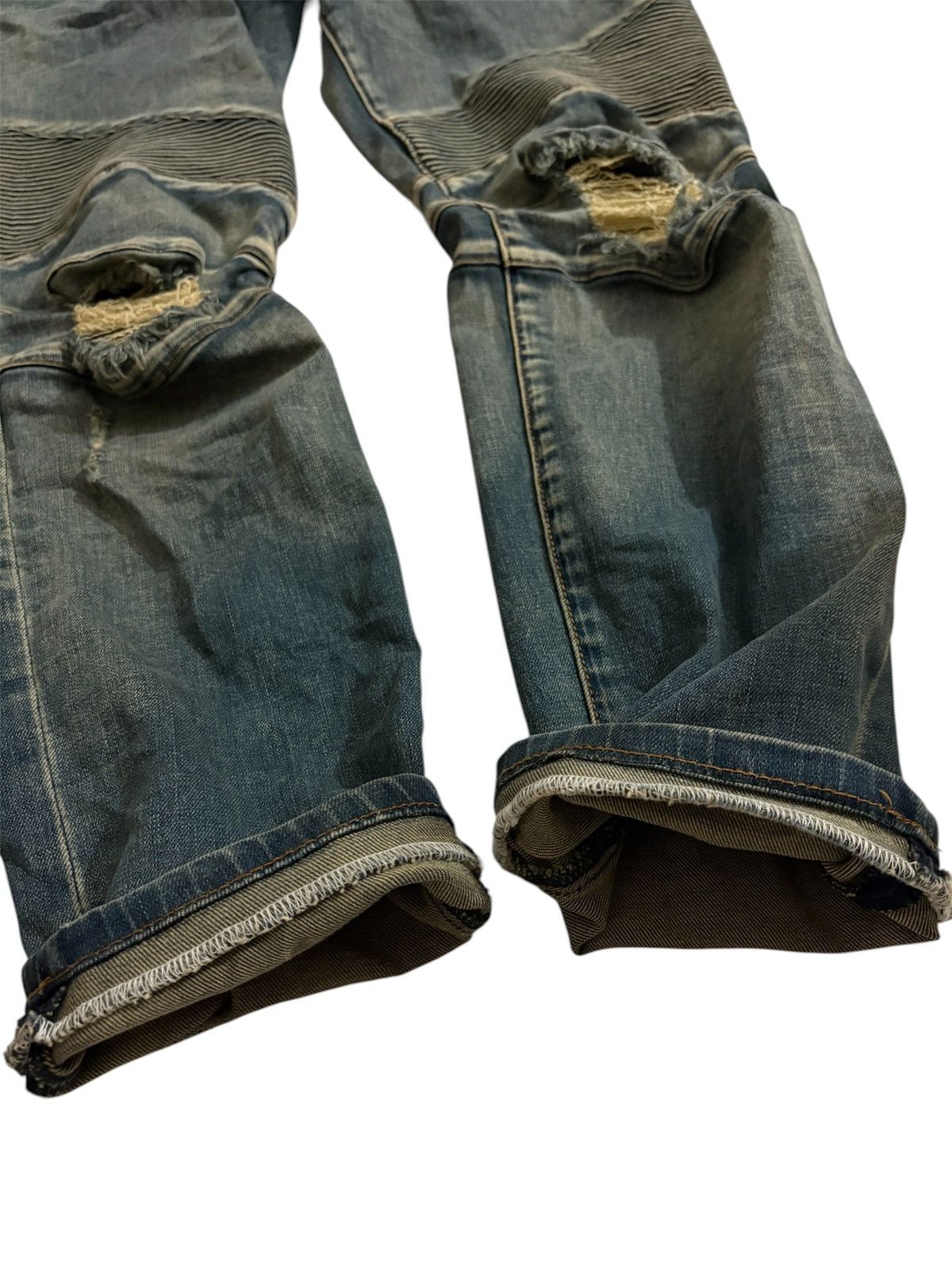 Balmain Balmain distressed biker jeans Size US 34 / EU 50 - 10 Thumbnail