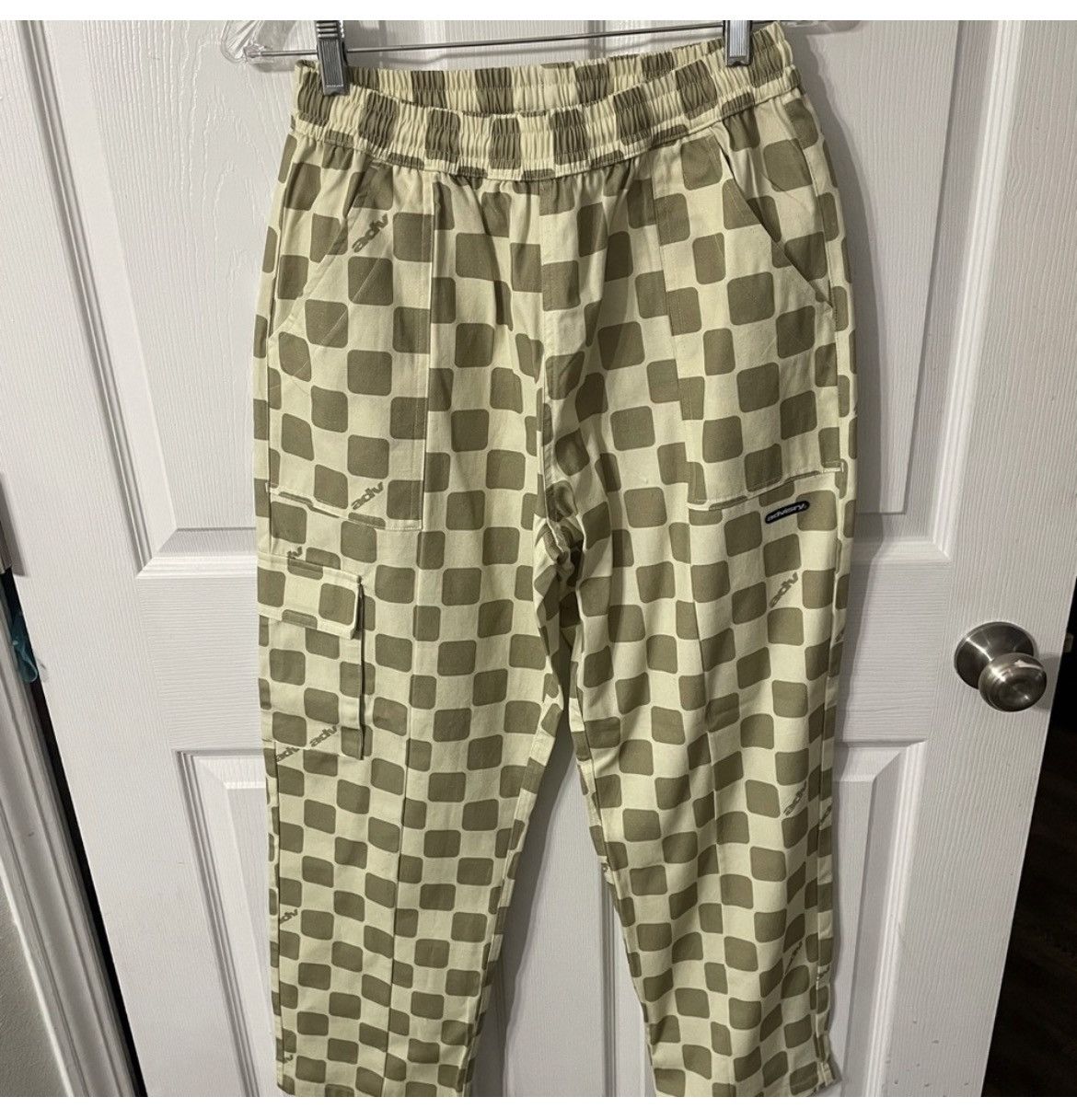 image of Advisry Clothing Advisry Checkered Pants - Unisex Size Small in Green, Men's